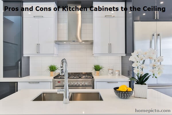 Pros and Cons of Kitchen Cabinets to the Ceiling